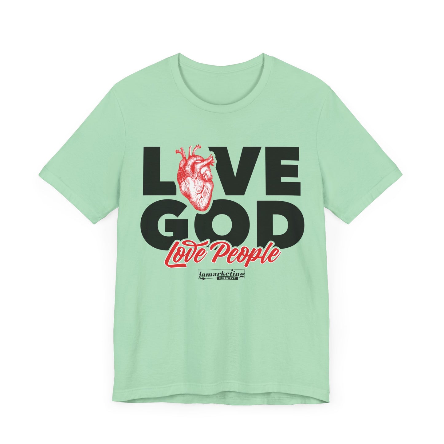 LamarketingĀ® | Love God Tee - Black Design