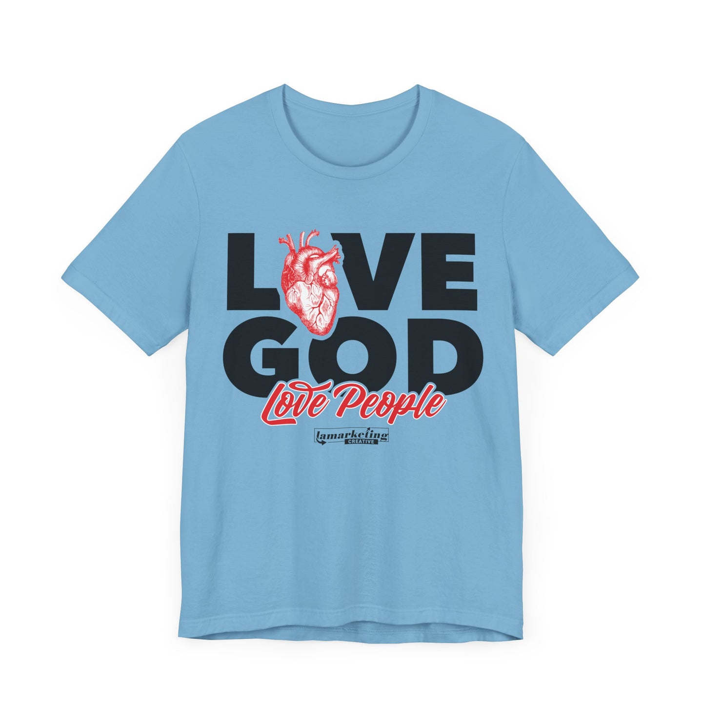 LamarketingĀ® | Love God Tee - Black Design