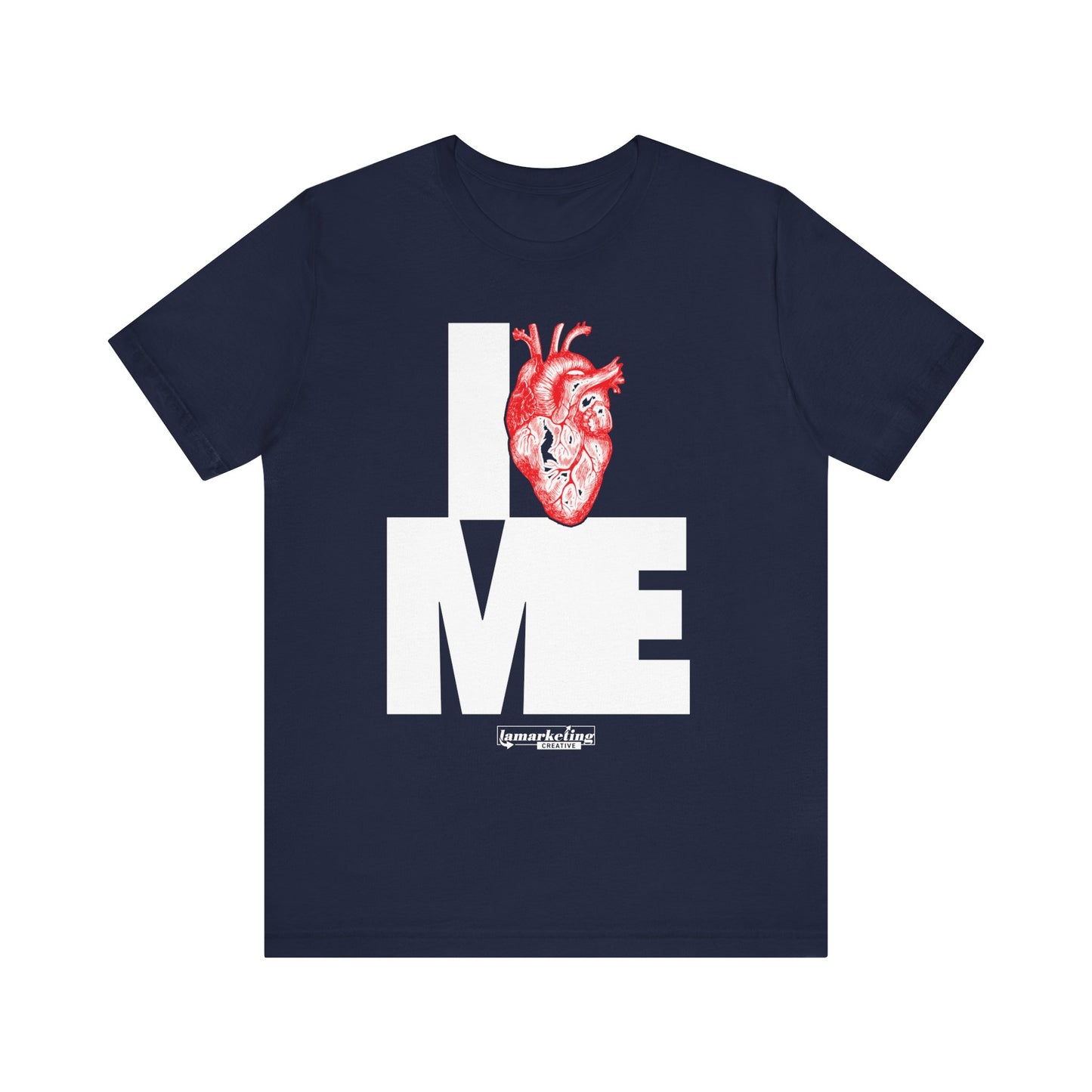 Lamarketing® | "I Heart Me" Tee - White Design