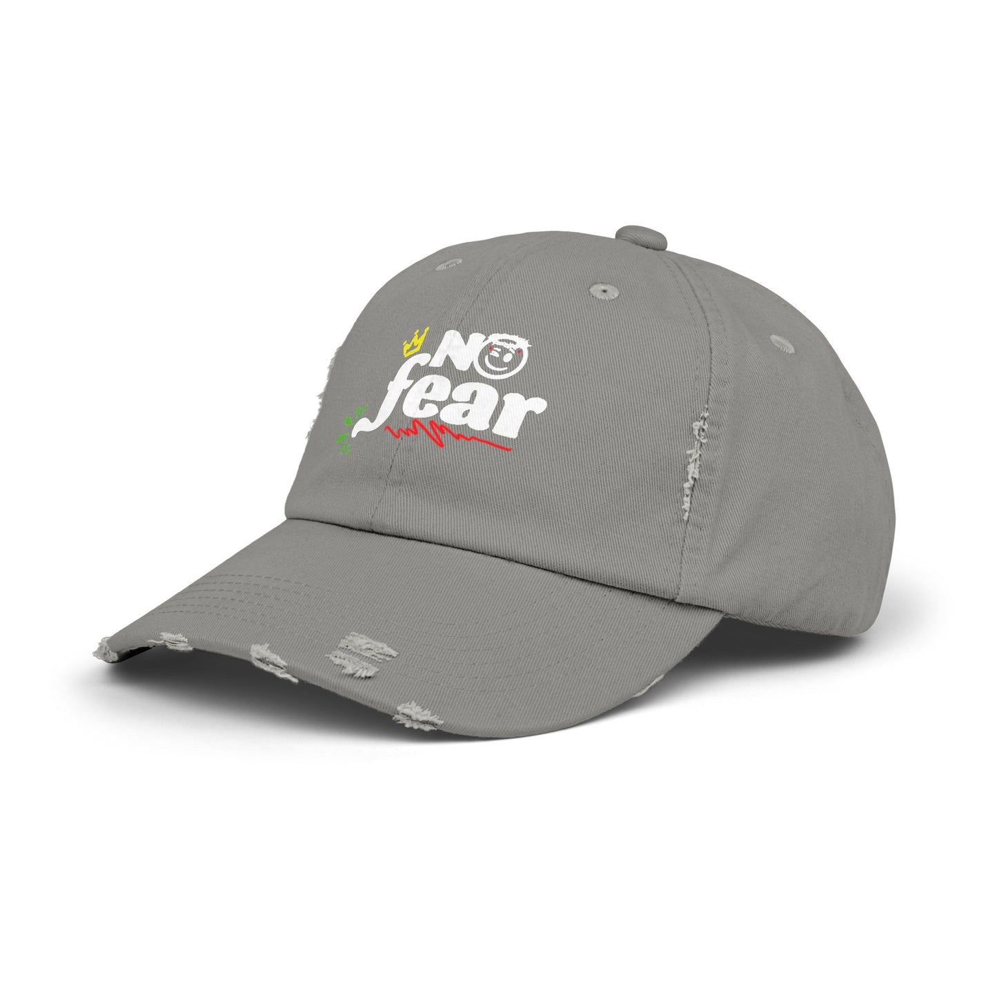 Lamarketing® | No Fear Distressed Hat 🧢🙏