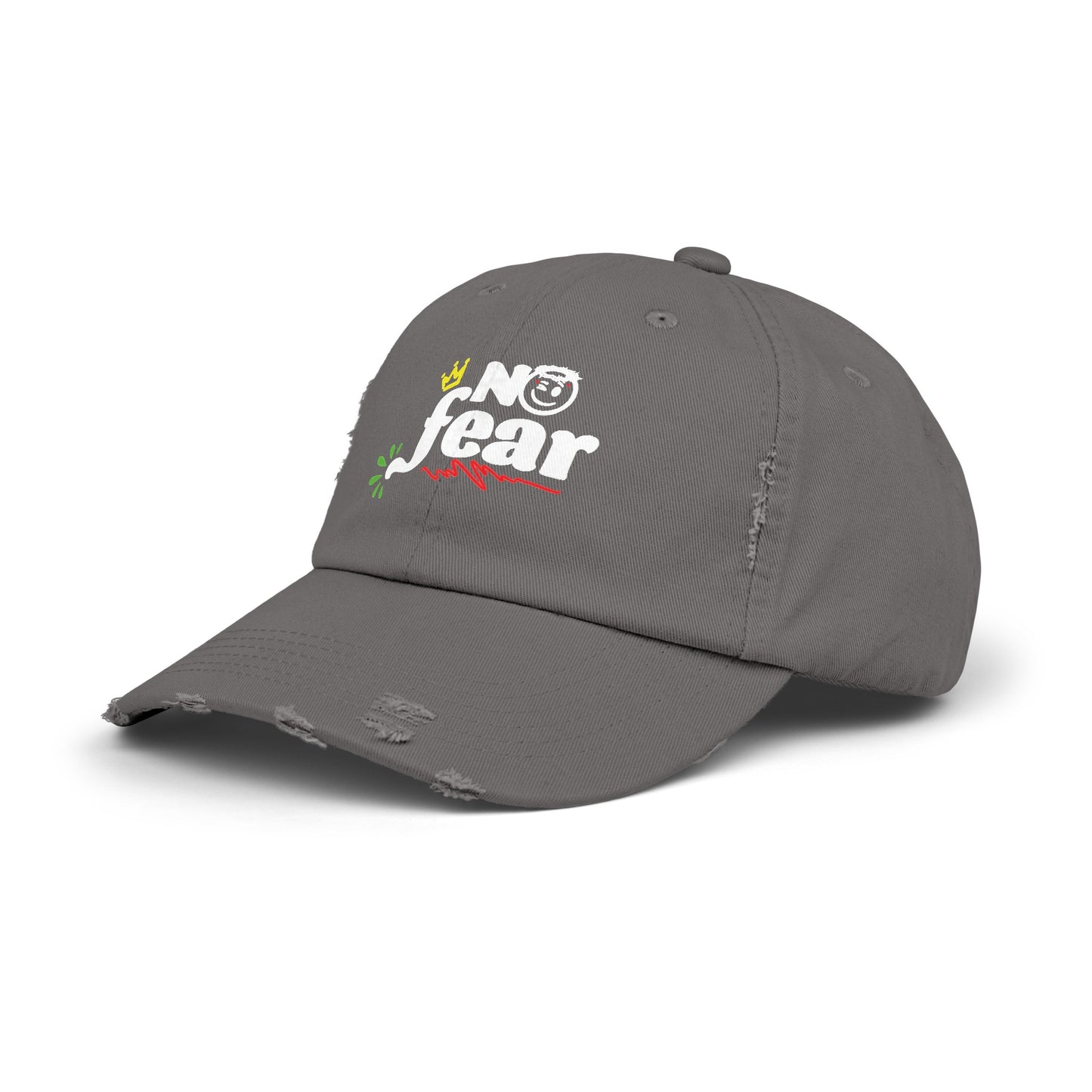 Lamarketing® | No Fear Distressed Hat 🧢🙏