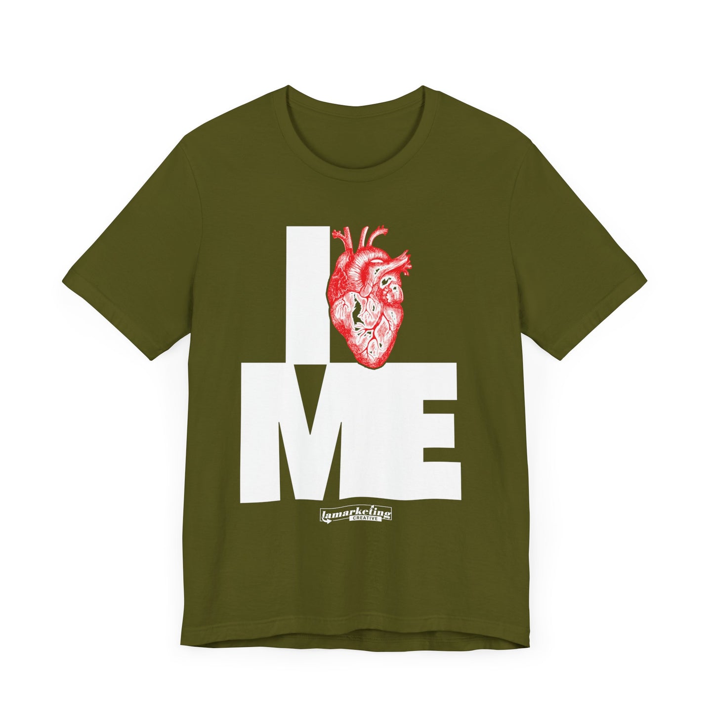 Lamarketing® | "I Heart Me" Tee - White Design