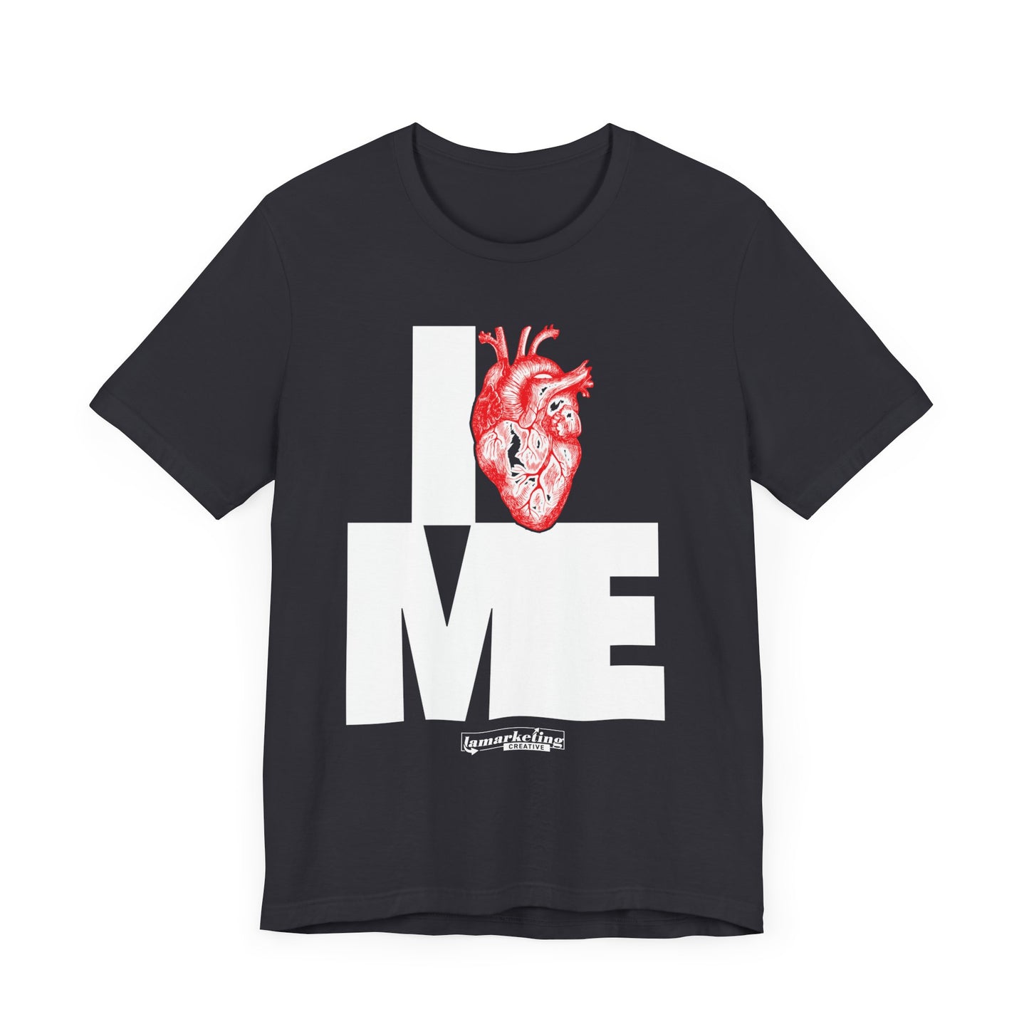 Lamarketing® | "I Heart Me" Tee - White Design