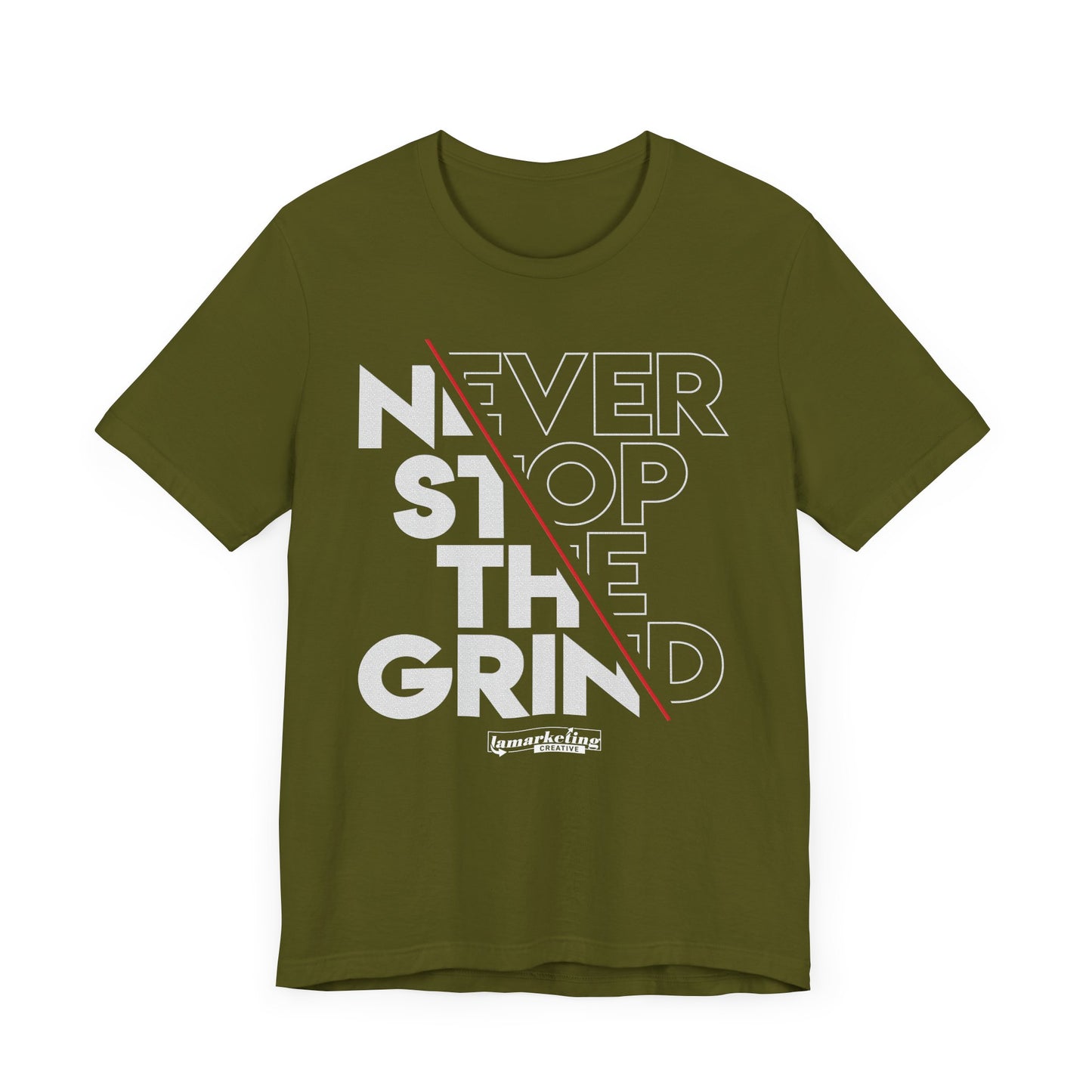 LamarketingĀ® | "Never Stop the Grind" Tee