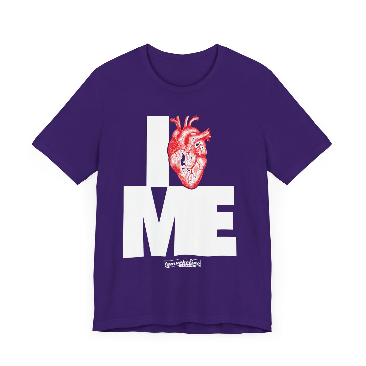 Lamarketing® | "I Heart Me" Tee - White Design
