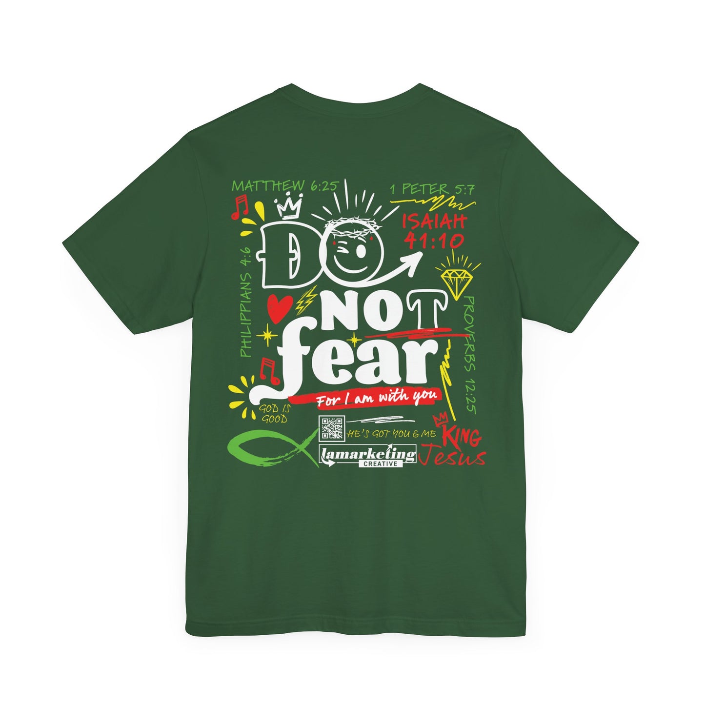 Lamarketing® | No Fear Graphic Tee 🙏👑
