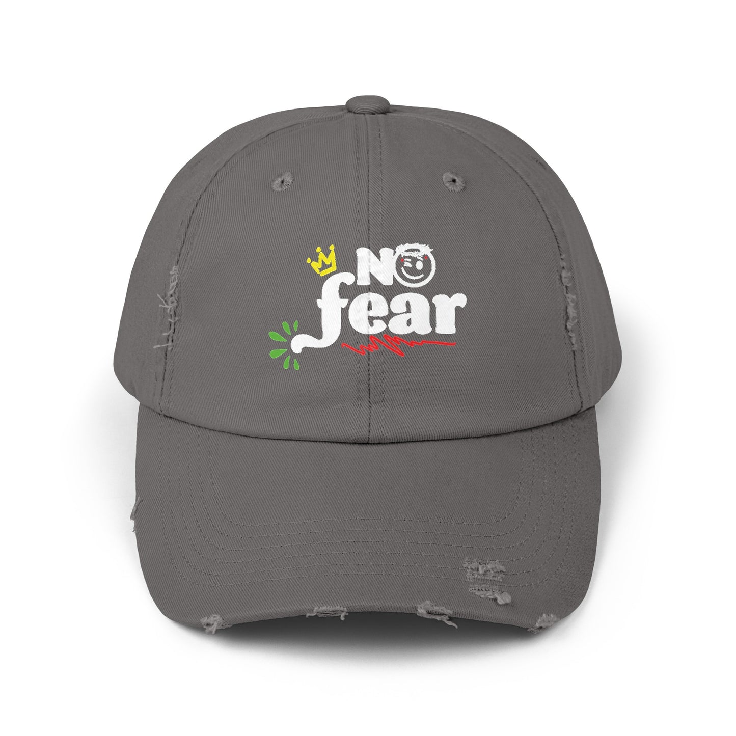 Lamarketing® | No Fear Distressed Hat 🧢🙏