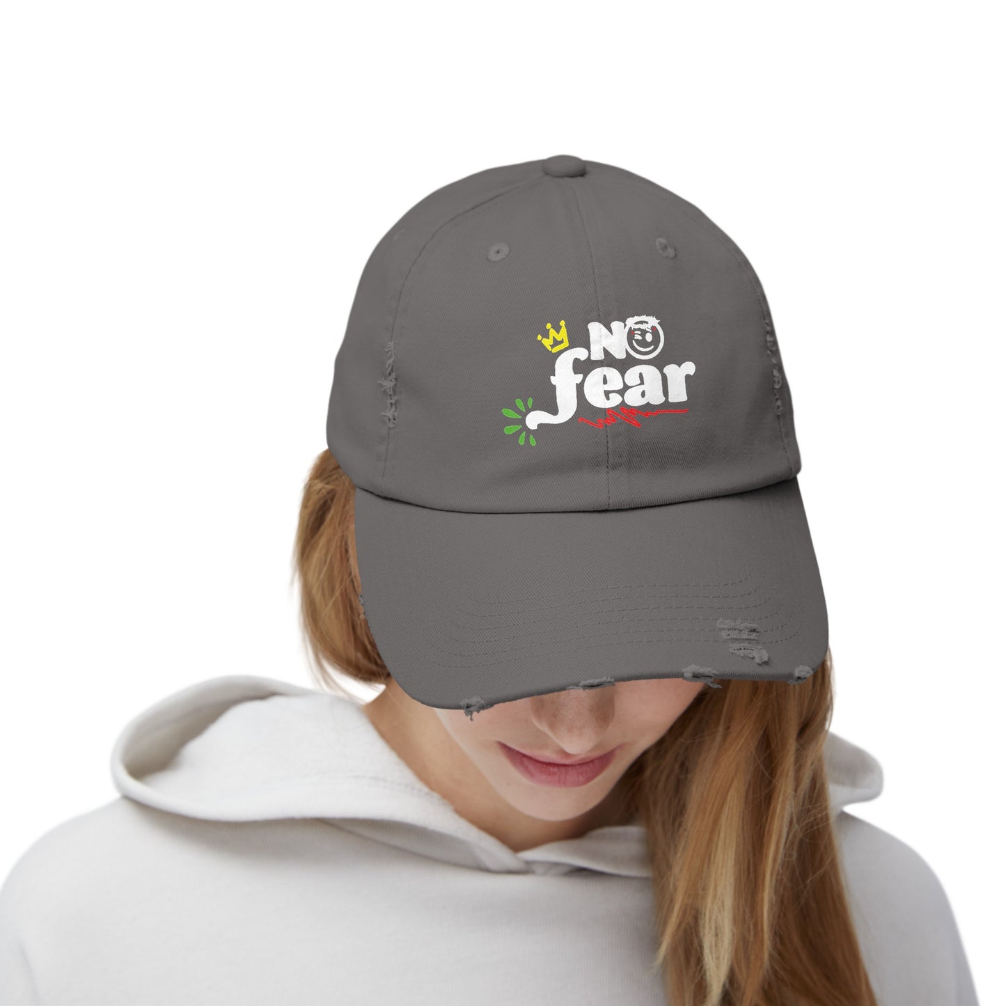 Lamarketing® | No Fear Distressed Hat 🧢🙏