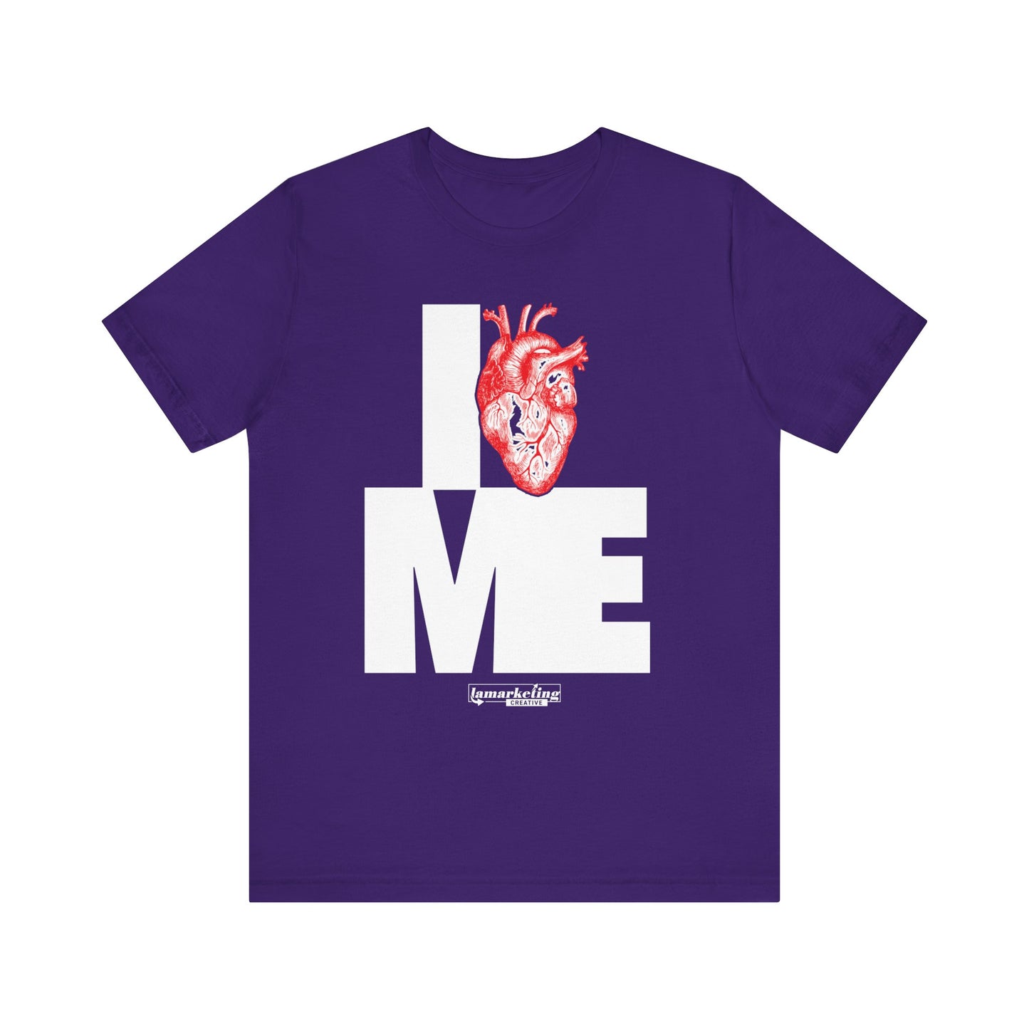 Lamarketing® | "I Heart Me" Tee - White Design