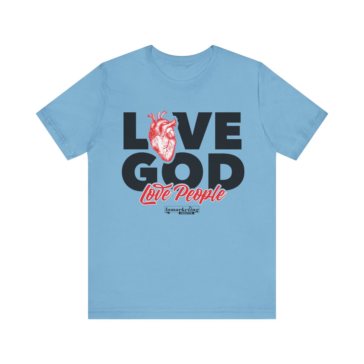 LamarketingĀ® | Love God Tee - Black Design