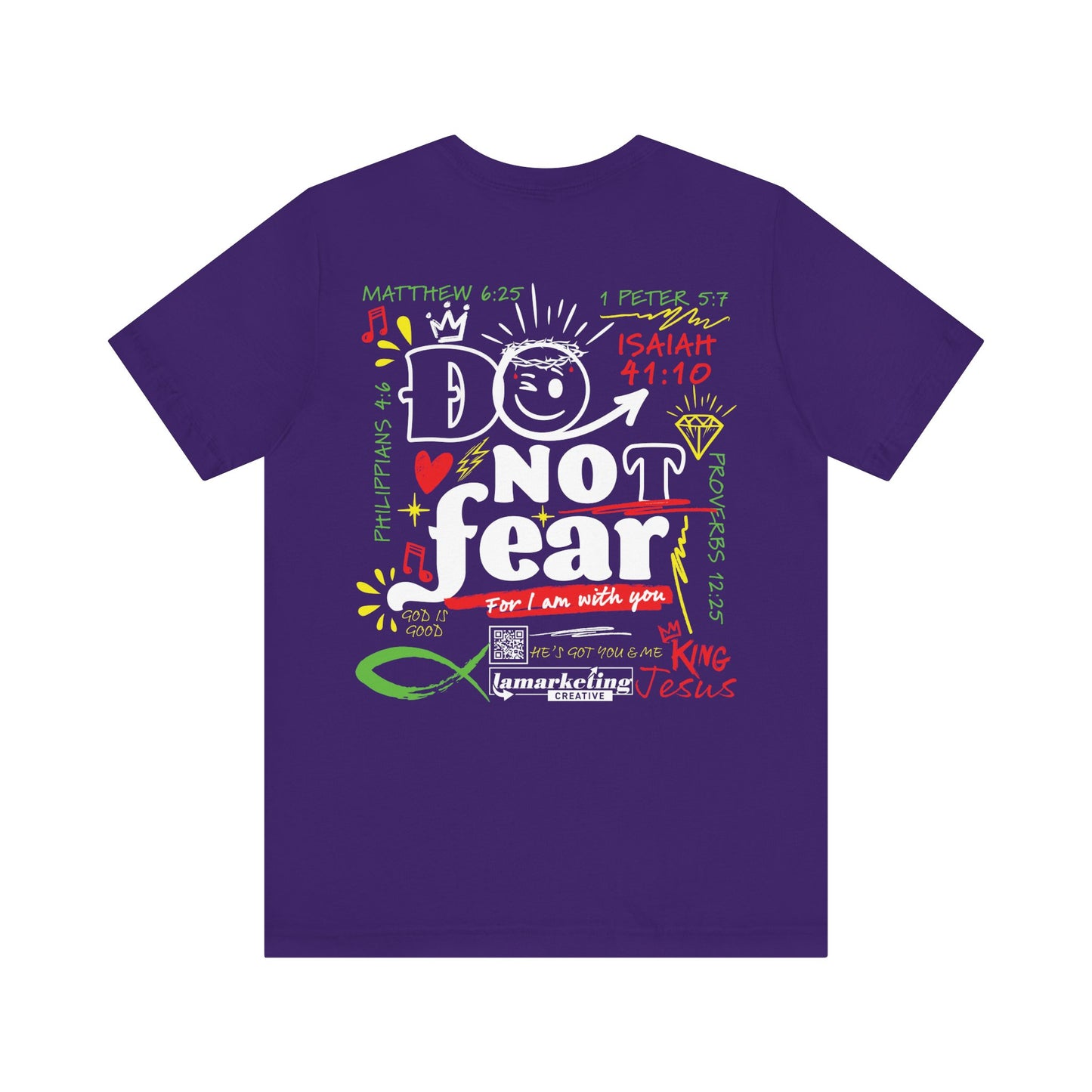 Lamarketing® | No Fear Graphic Tee 🙏👑