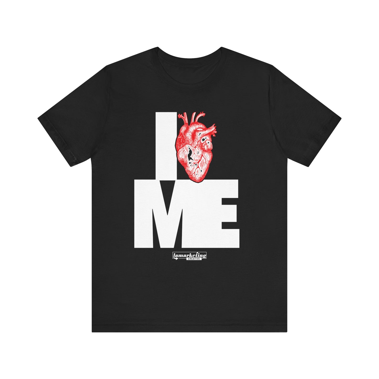 Lamarketing® | "I Heart Me" Tee - White Design