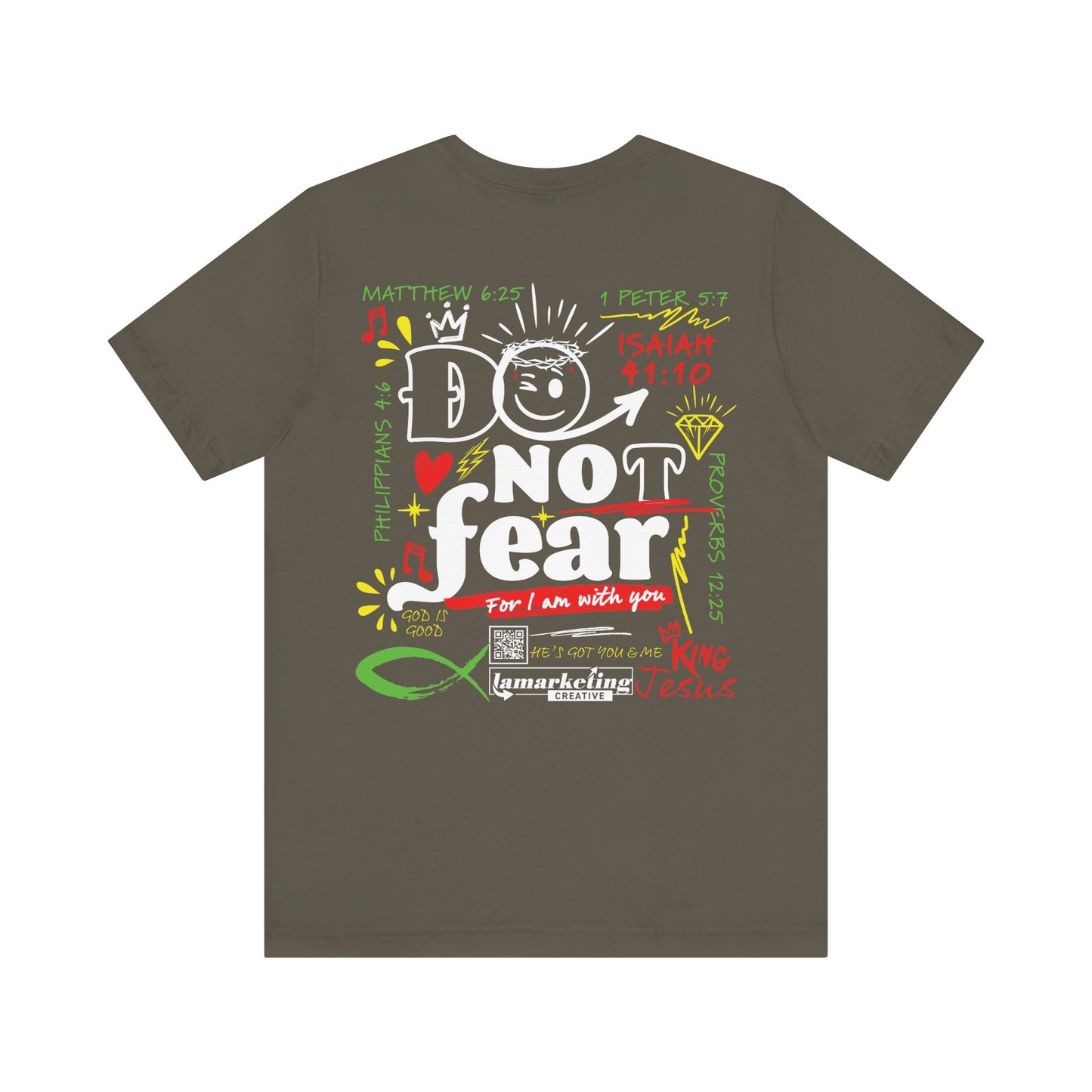 Lamarketing® | No Fear Graphic Tee 🙏👑