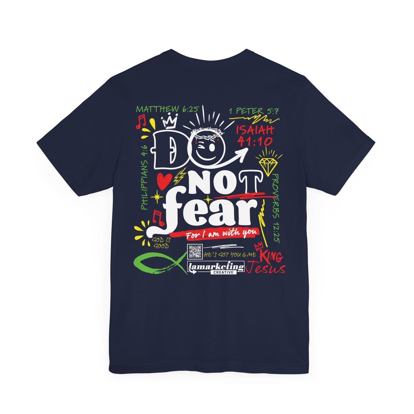 Lamarketing® | No Fear Graphic Tee 🙏👑