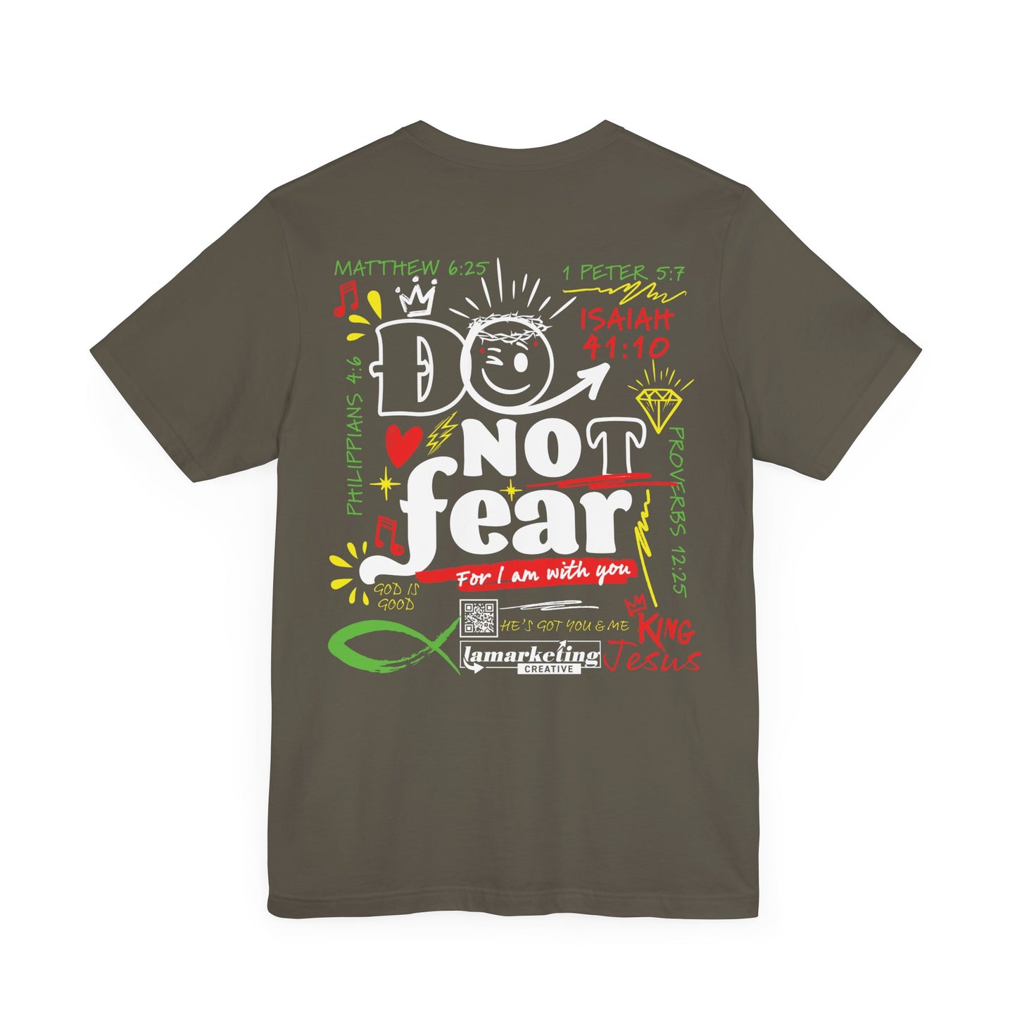Lamarketing® | No Fear Graphic Tee 🙏👑