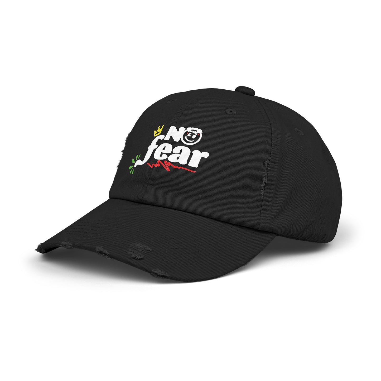Lamarketing® | No Fear Distressed Hat 🧢🙏