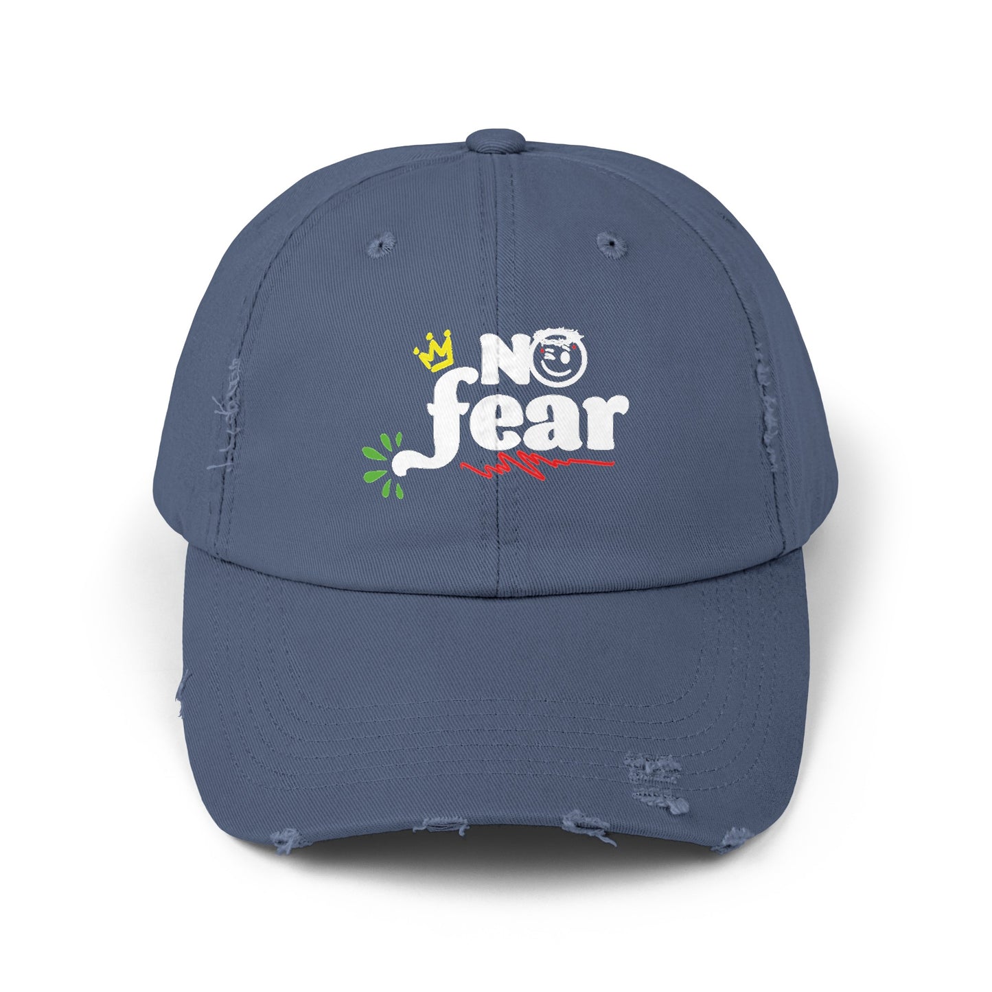 Lamarketing® | No Fear Distressed Hat 🧢🙏