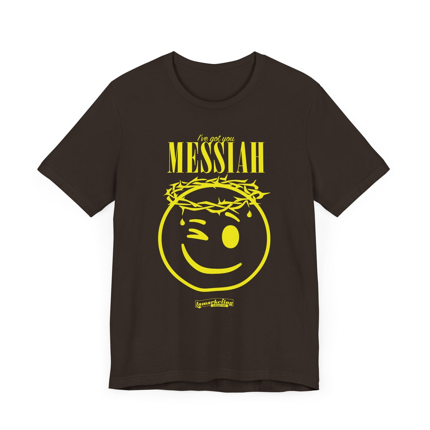 LamarketingĀ® | Messiah Tee - Yellow Design