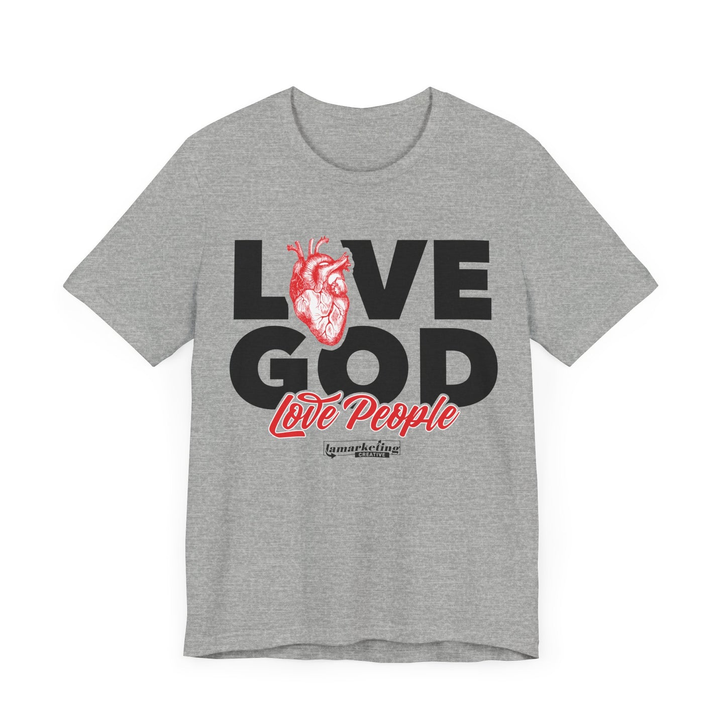 LamarketingĀ® | Love God Tee - Black Design
