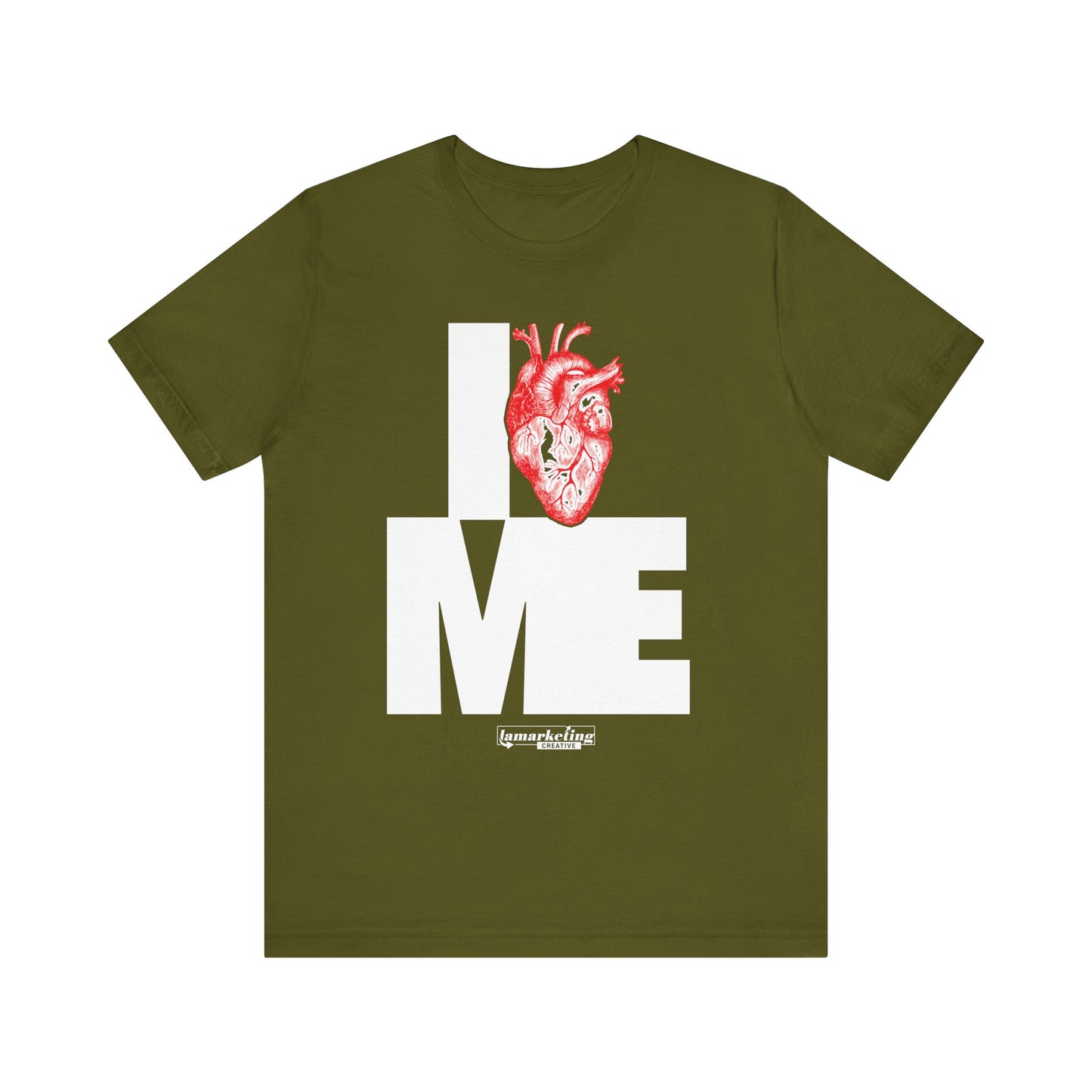 Lamarketing® | "I Heart Me" Tee - White Design