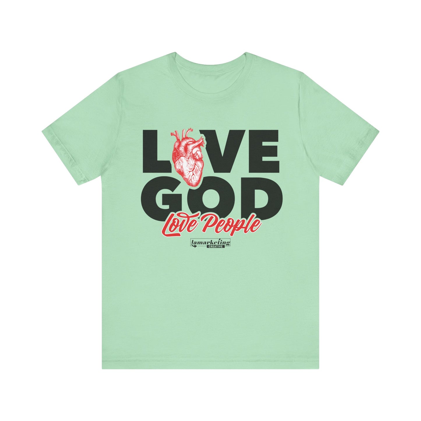 LamarketingĀ® | Love God Tee - Black Design