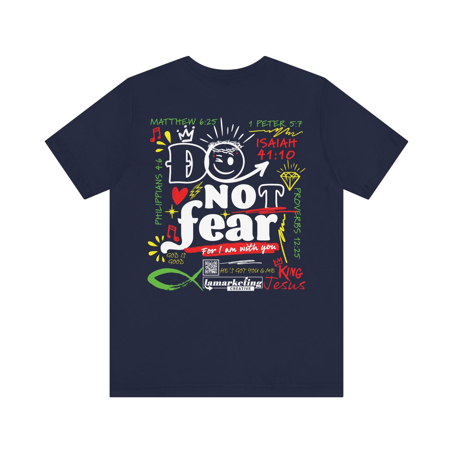 Lamarketing® | No Fear Graphic Tee 🙏👑