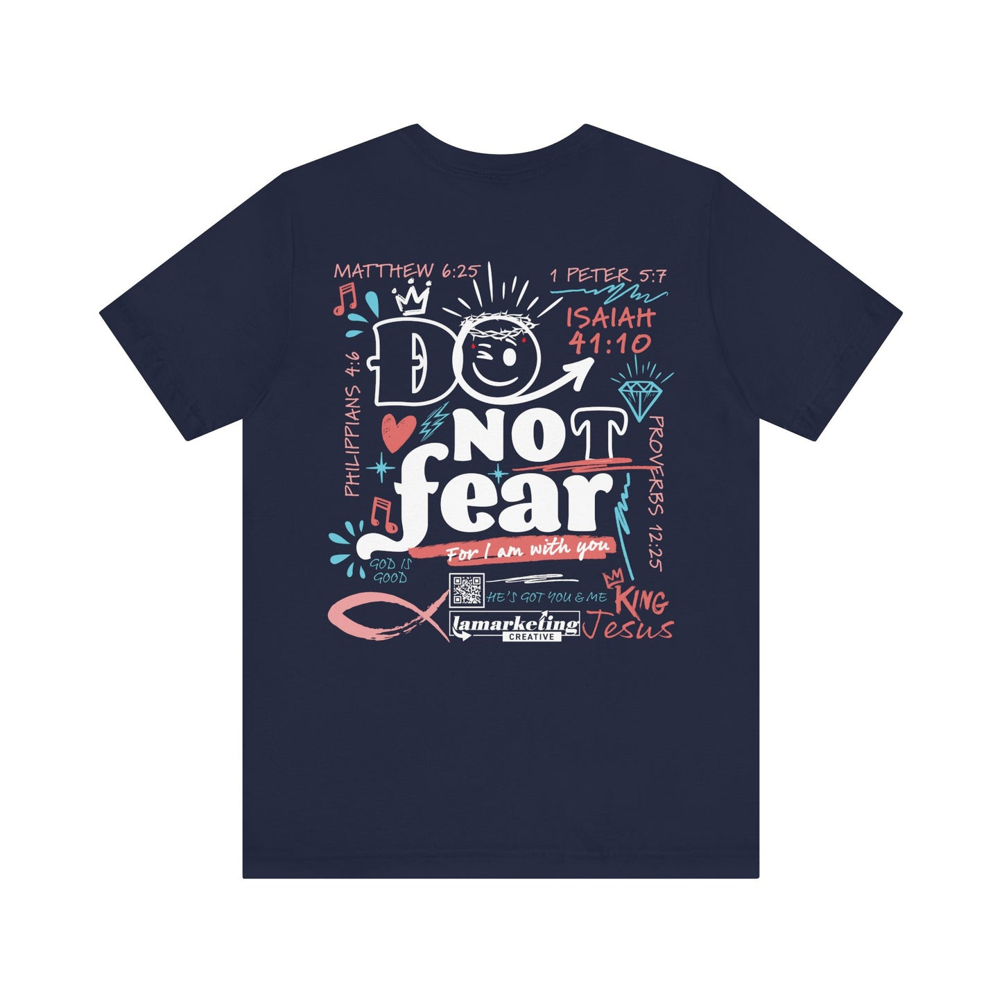Lamarketing® | No Fear Women's Graphic Tee 🙏👑