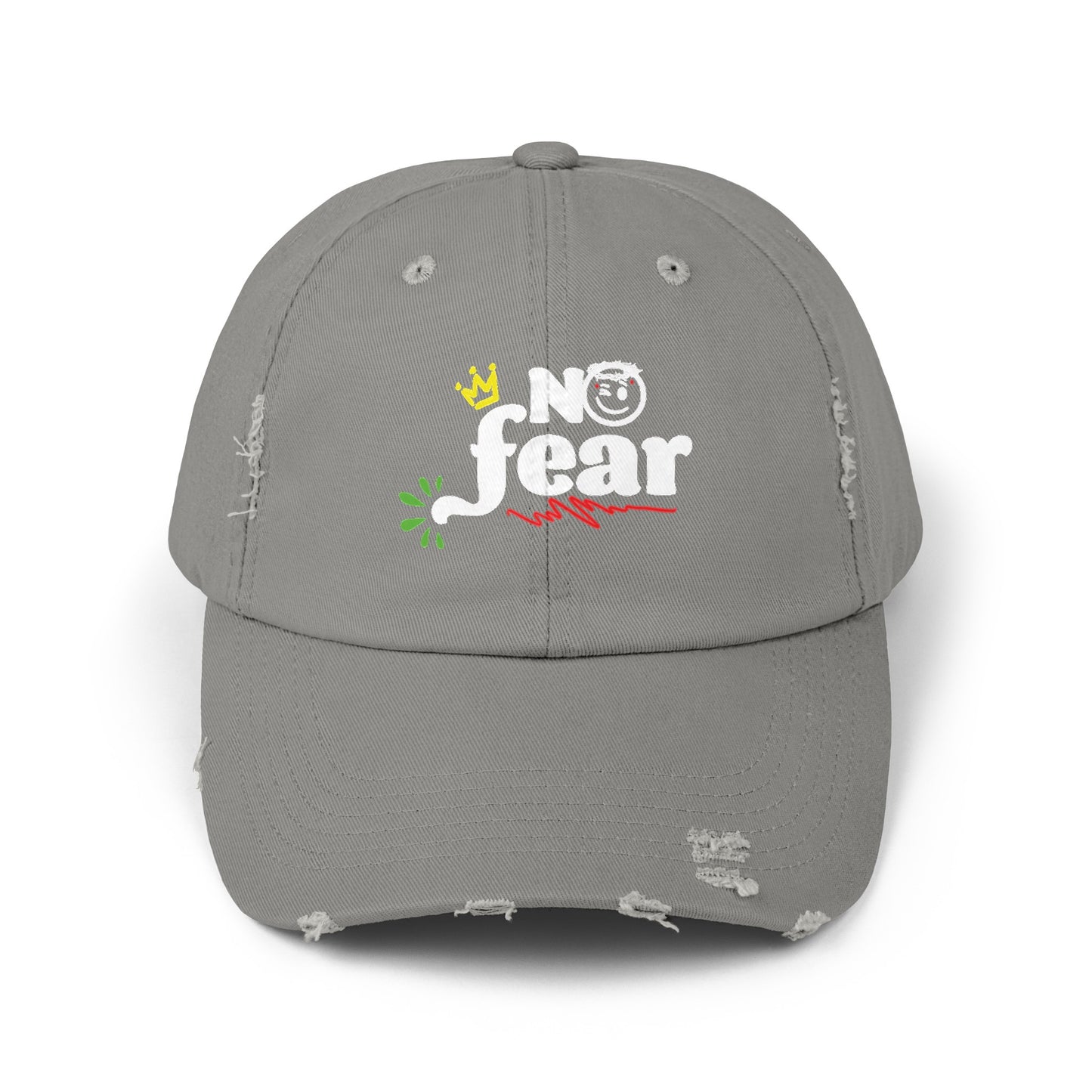 Lamarketing® | No Fear Distressed Hat 🧢🙏