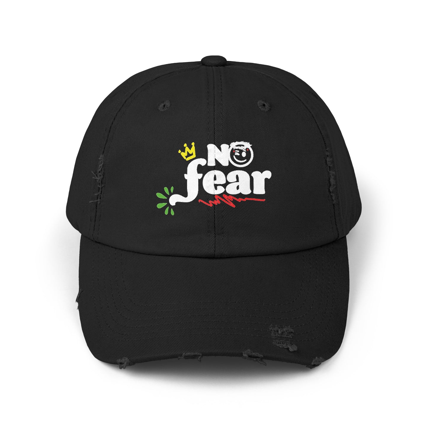 Lamarketing® | No Fear Distressed Hat 🧢🙏