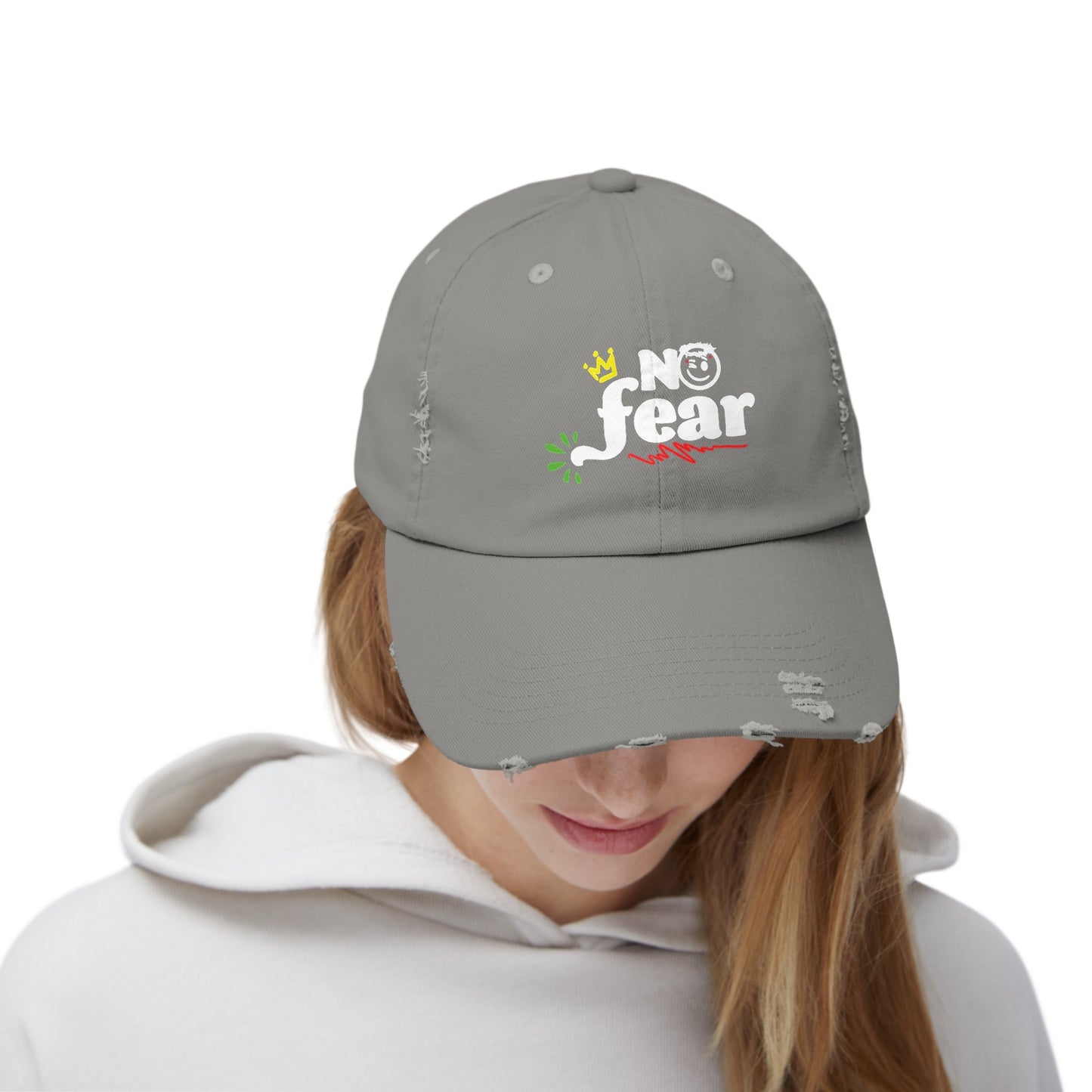 Lamarketing® | No Fear Distressed Hat 🧢🙏