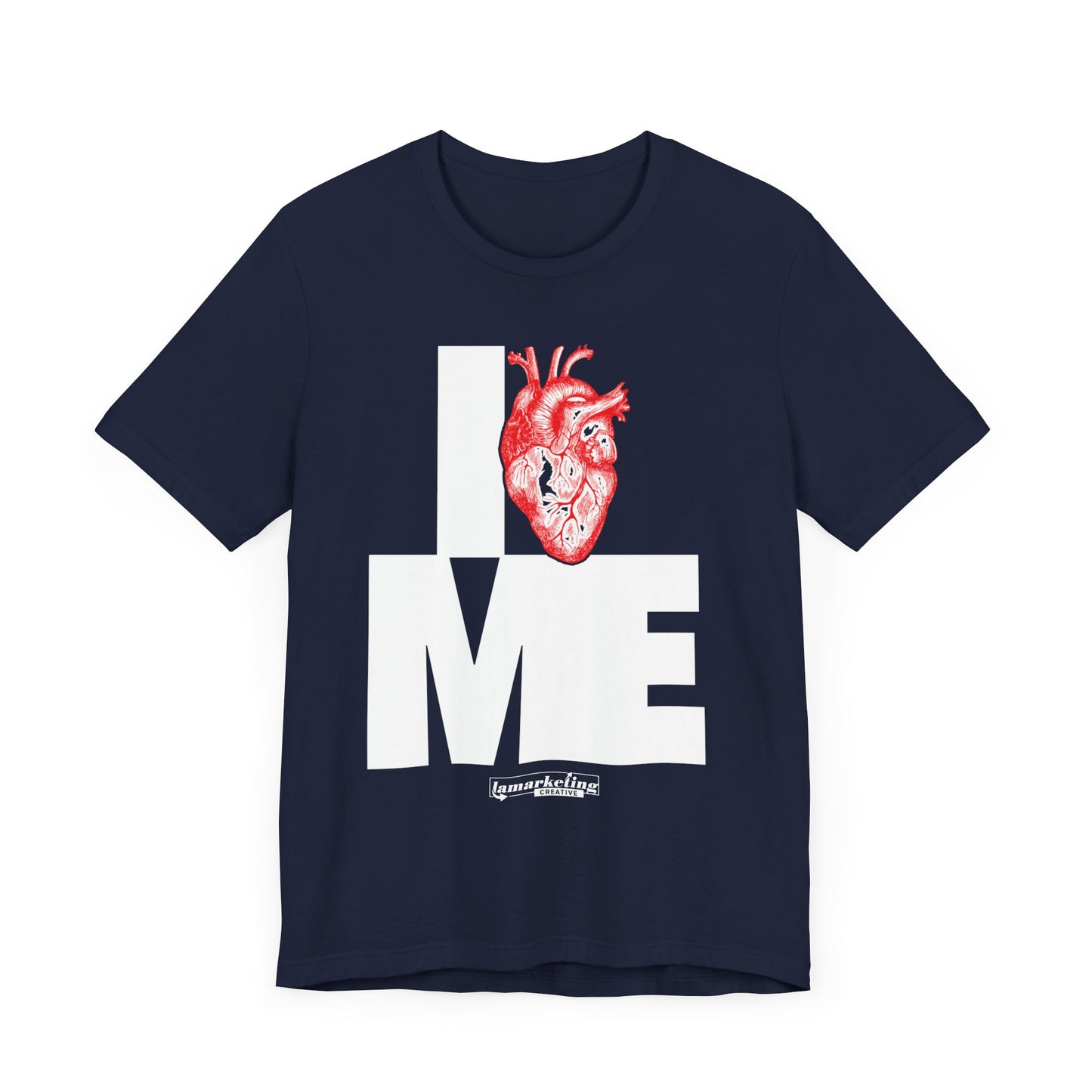 Lamarketing® | "I Heart Me" Tee - White Design