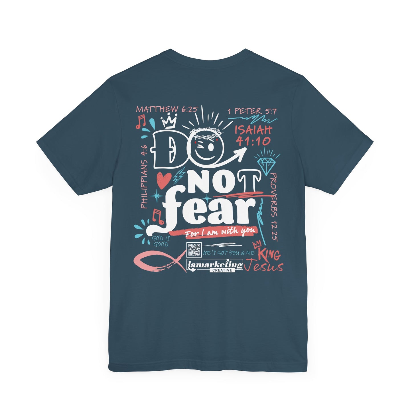 Lamarketing® | No Fear Women's Graphic Tee 🙏👑