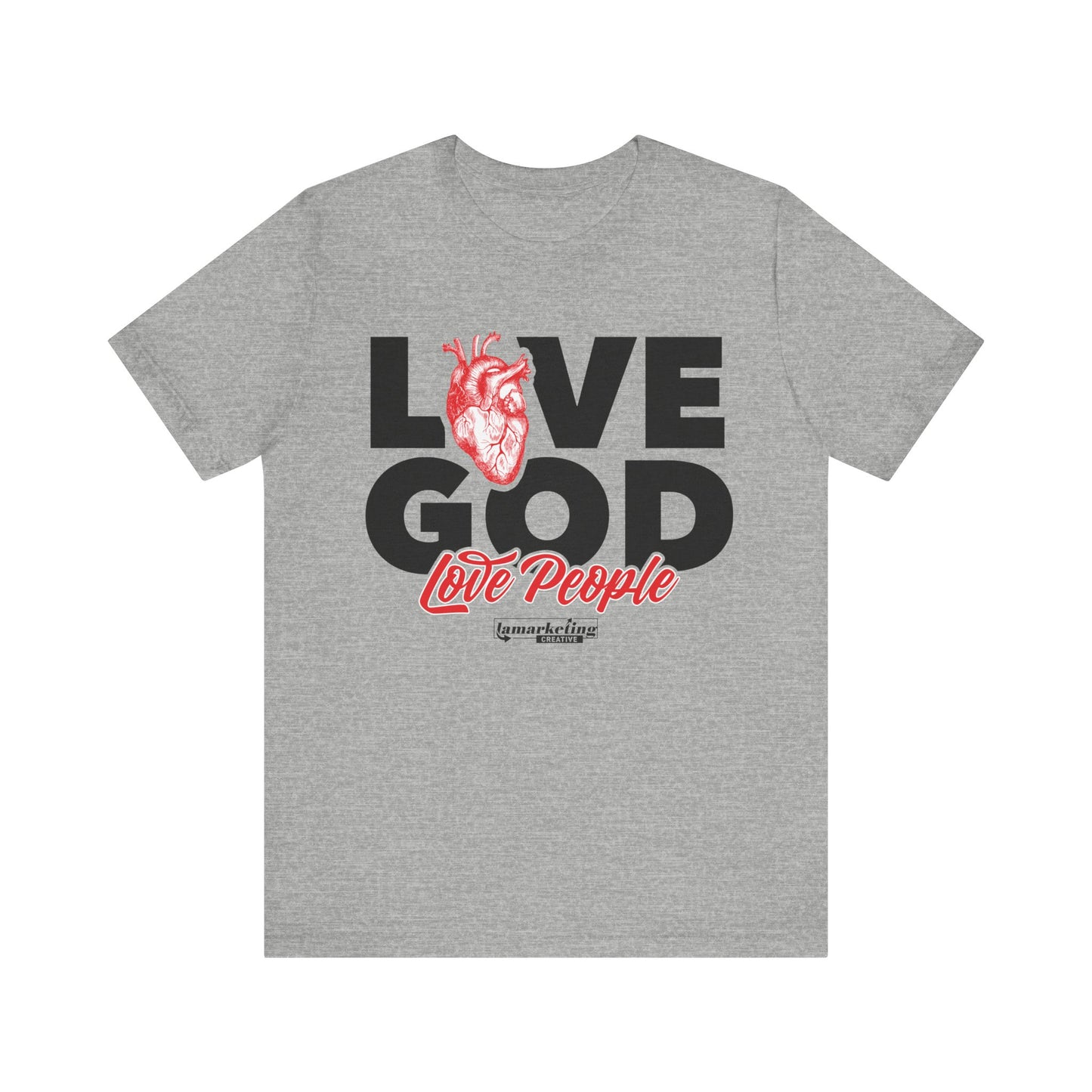 LamarketingĀ® | Love God Tee - Black Design