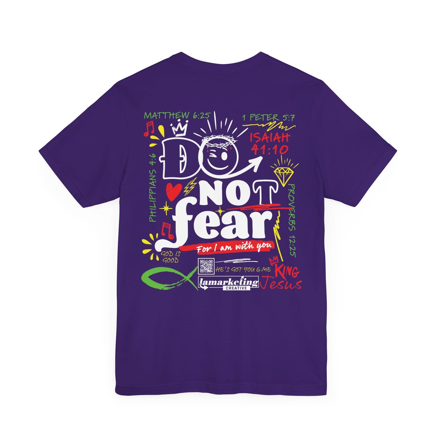 Lamarketing® | No Fear Graphic Tee 🙏👑