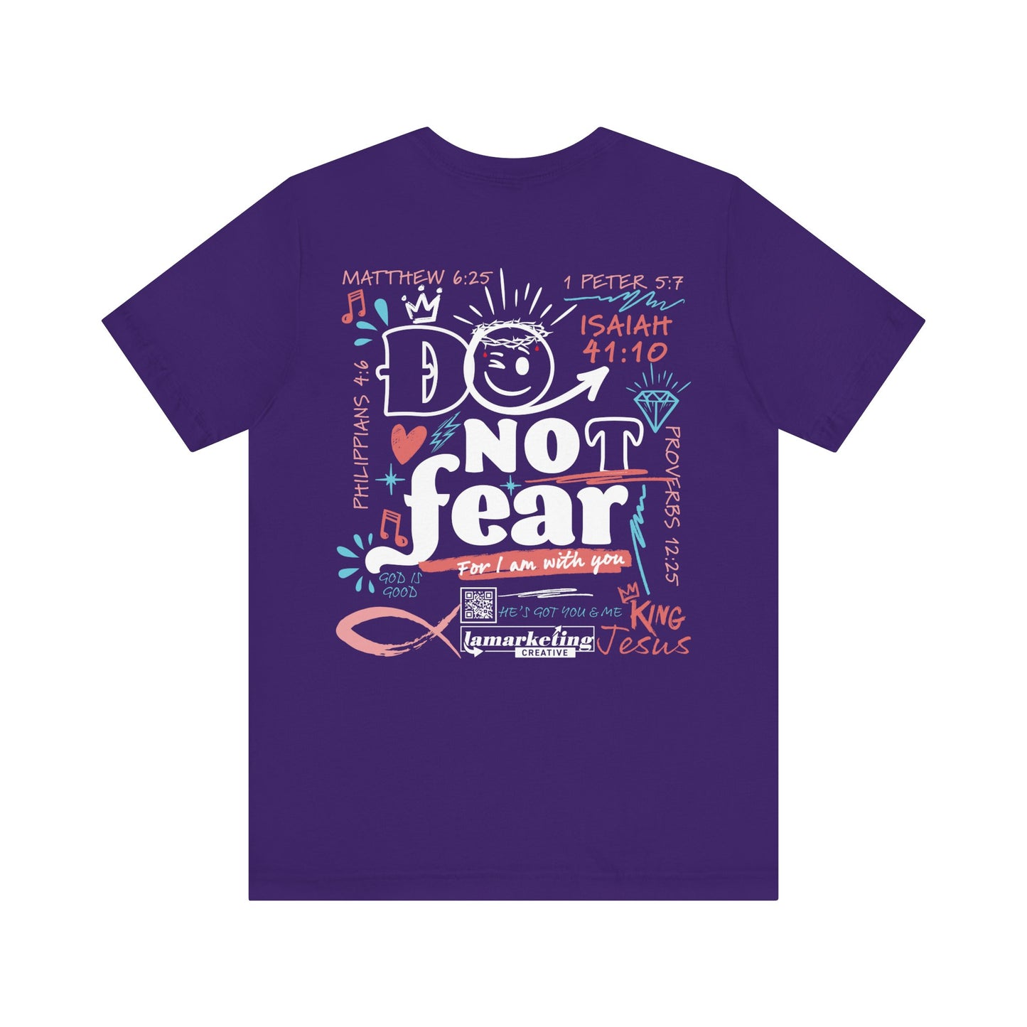 Lamarketing® | No Fear Women's Graphic Tee 🙏👑