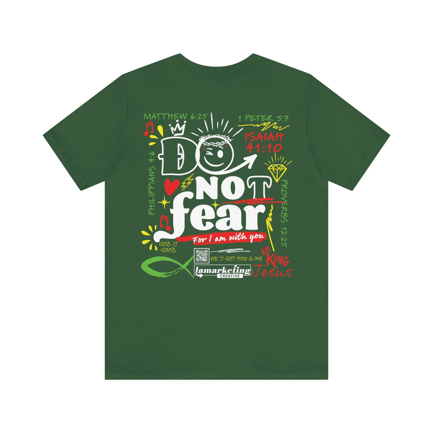 Lamarketing® | No Fear Graphic Tee 🙏👑