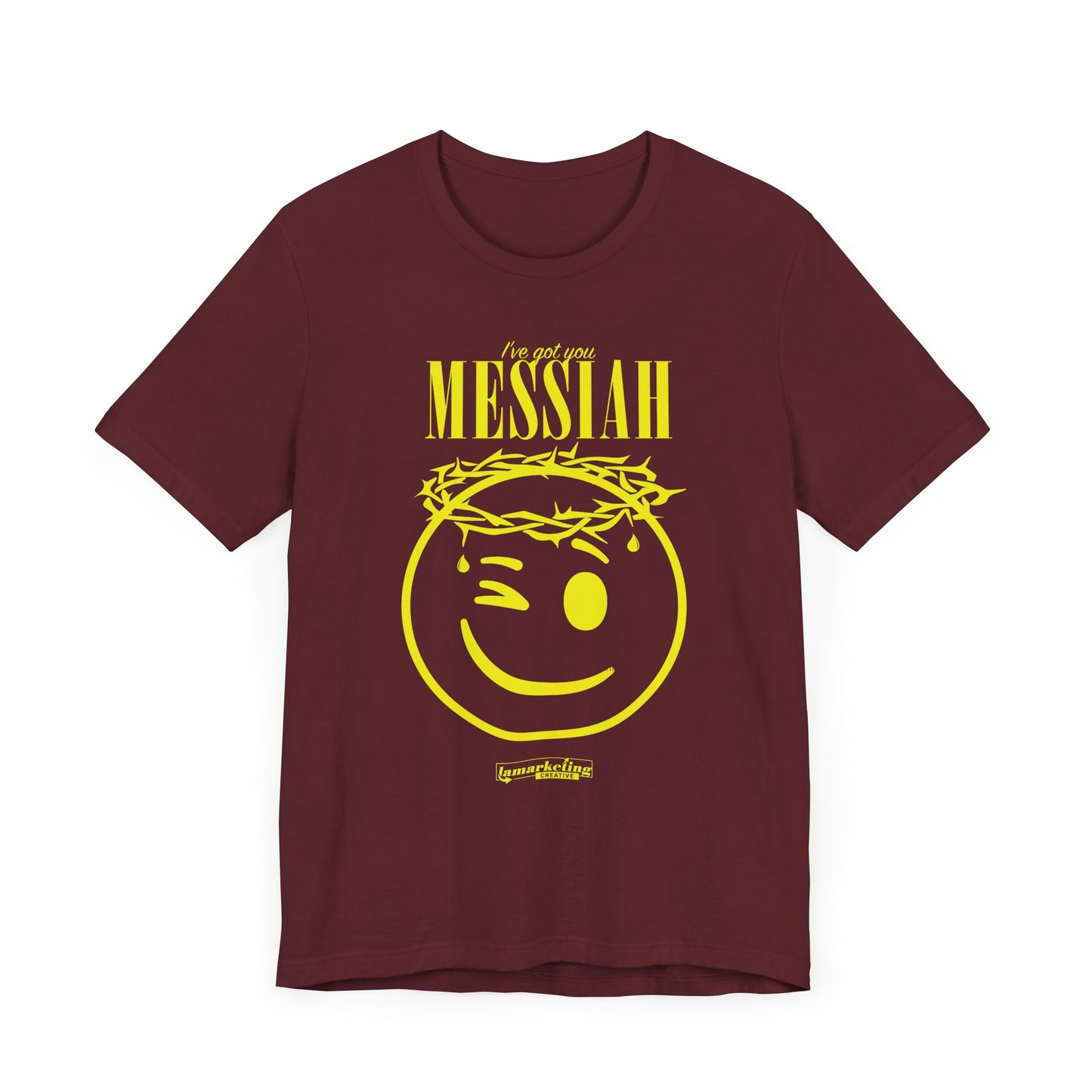 LamarketingĀ® | Messiah Tee - Yellow Design
