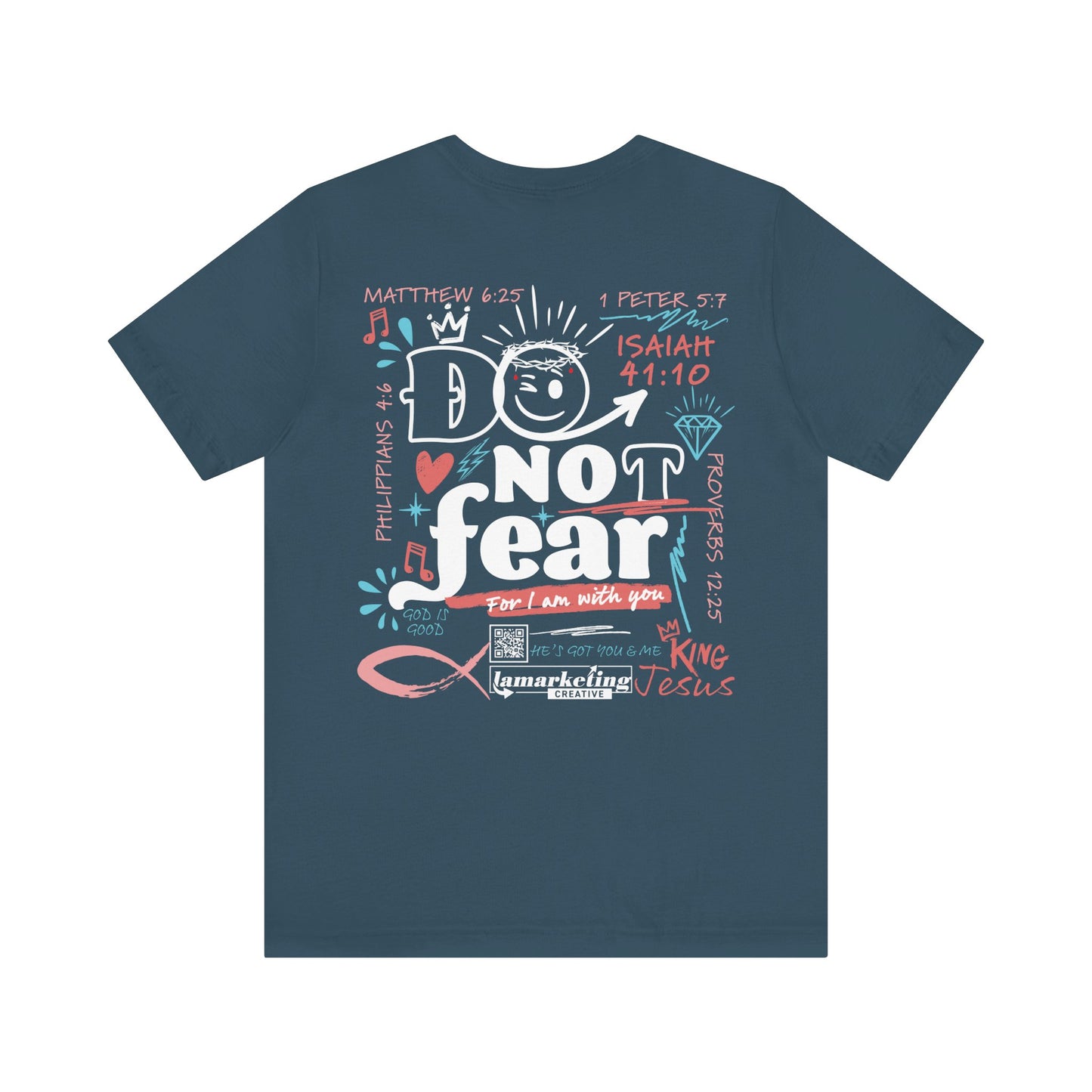 Lamarketing® | No Fear Women's Graphic Tee 🙏👑