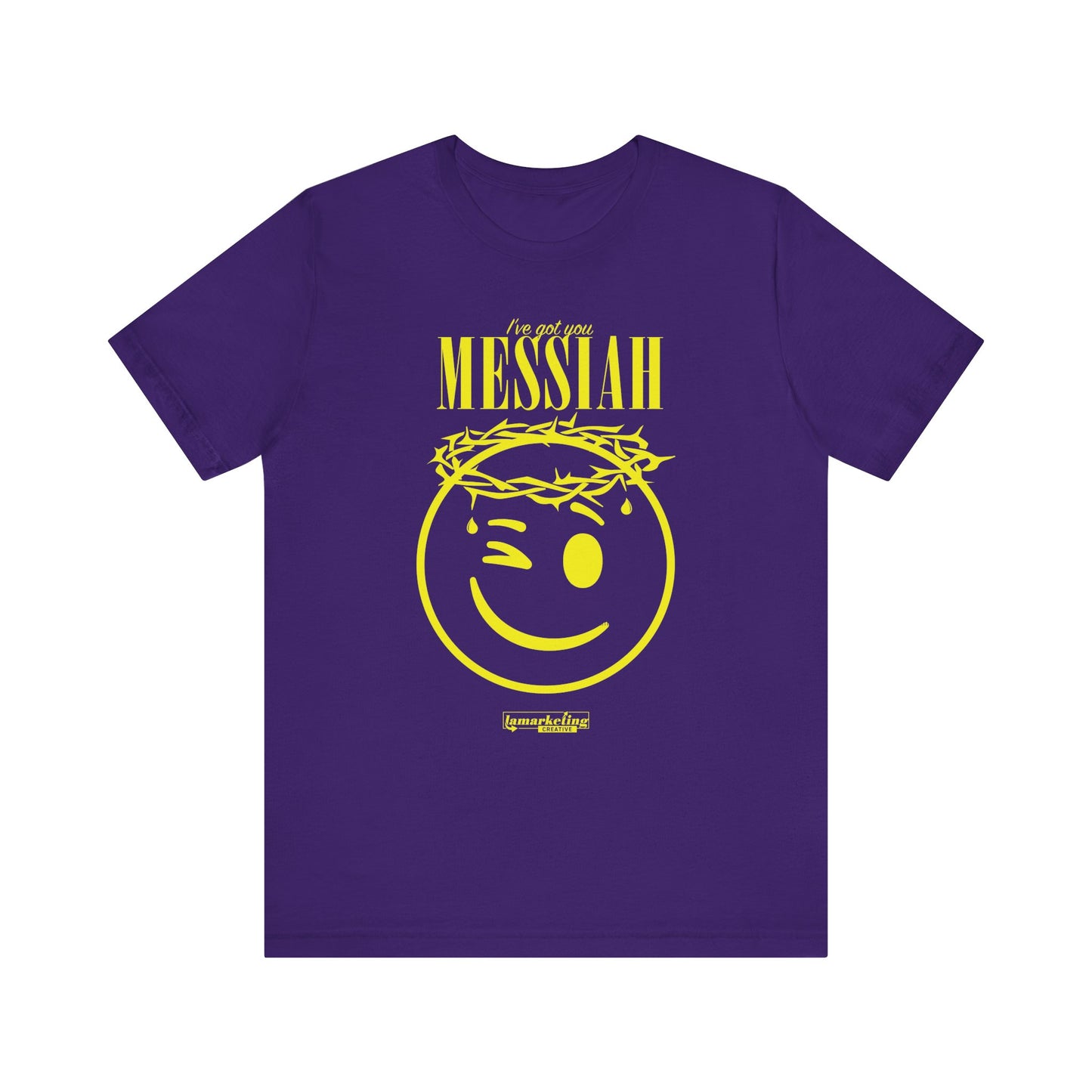 LamarketingĀ® | Messiah Tee - Yellow Design
