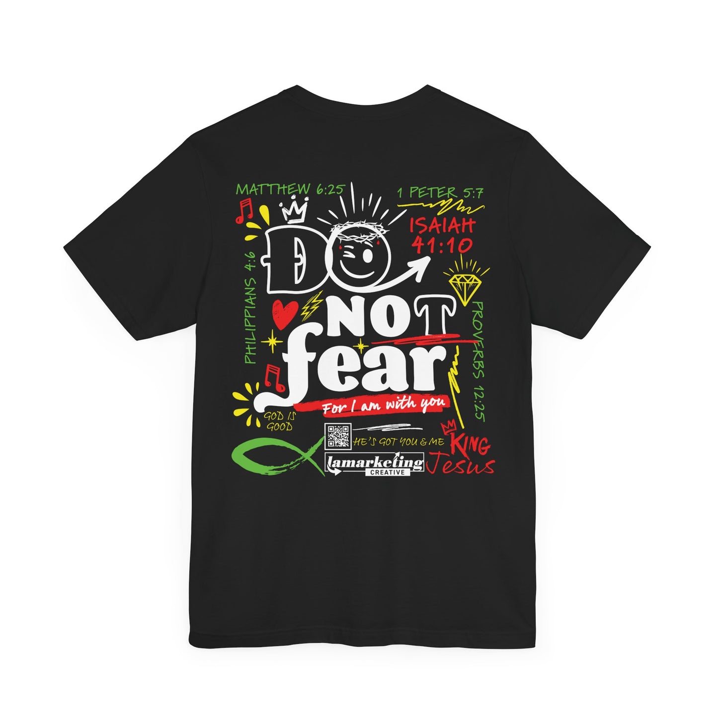 Lamarketing® | No Fear Graphic Tee 🙏👑