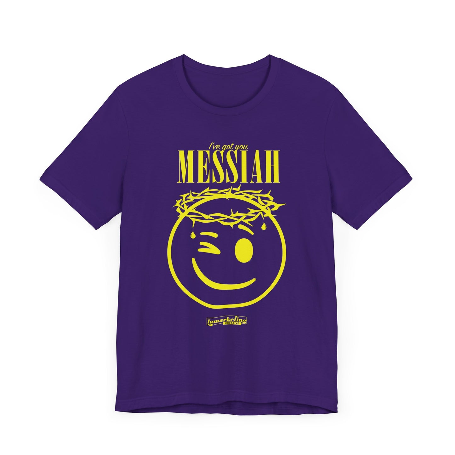LamarketingĀ® | Messiah Tee - Yellow Design