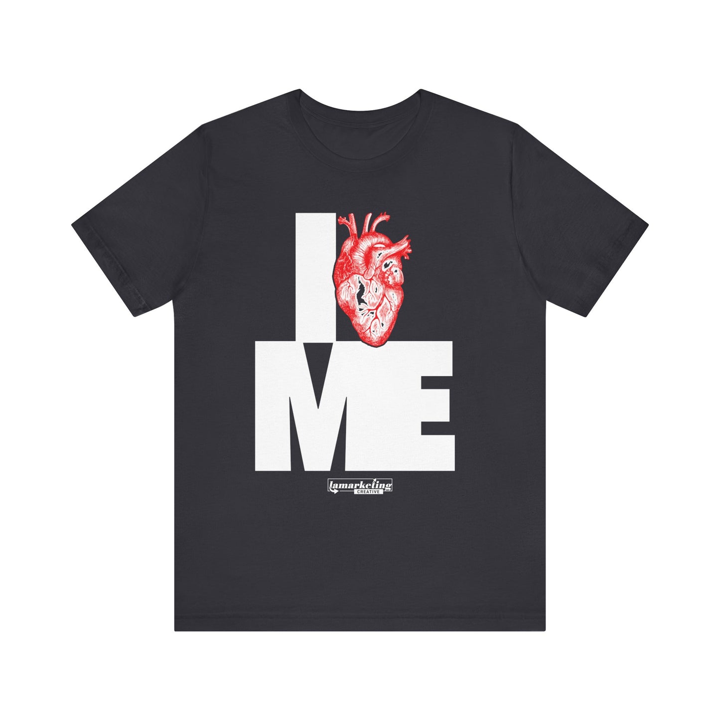 Lamarketing® | "I Heart Me" Tee - White Design